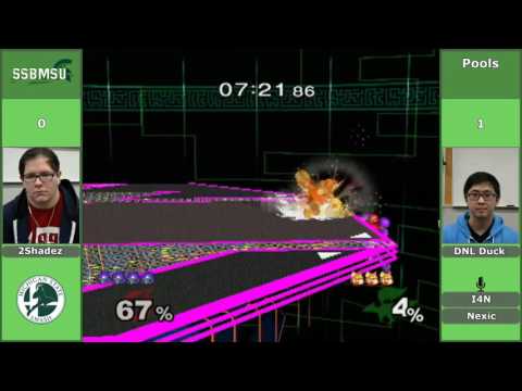 SSBMSU 2 - 2Shadez (Fox) vs Duck (Samus) - Pools