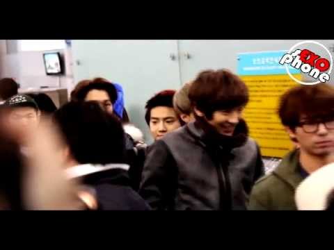 [Chansoo] 121122 EXO-K Chanyeol & D.O @ Incheon airport