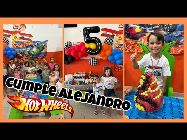 Vídeo relacionado con FYFLYMT Decoración Cumpleaños Hot Whel, Set Vajilla Hot Whel