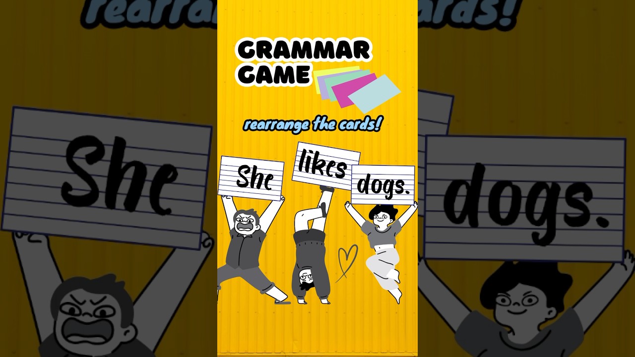 🤸🏻‍♀️MOST ENERGETIC Grammar Game For Young Learners!!