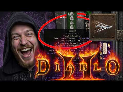 INSIGHT is INSANE (lol) on WARLOCK NOW | Diablo 2 Resurrected