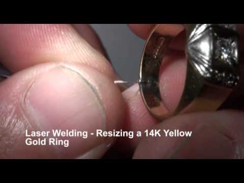 Laser Welding - Resizing 14K Gold Ring