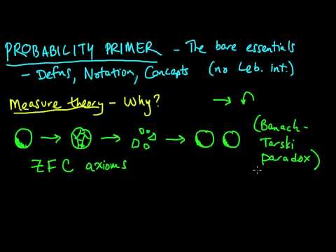 (PP 1.1) Measure theory: Why measure theory - The Banach-Tarski Paradox