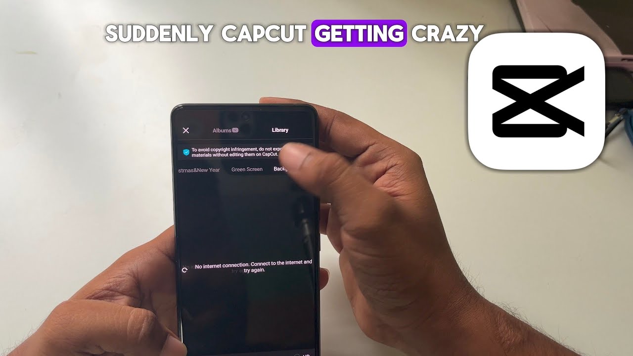 Latest Capcut No internet problems and solutions
