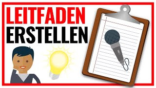 Interviewleitfaden erstellen (Beispiel für semi-strukturierte Interviews) 📃