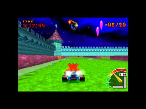 Nitro Court - CTR Challenge - Crash Team Racing - 101% Playthrough (Part #37)