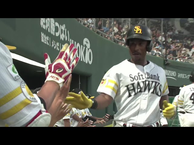 【ファーム】先制アーチ!! ホークス・ダウンズ レフト方向へのソロホームランを放つ!! 2025年9月19日 福岡ソフトバンクホークス 対 阪神タイガース