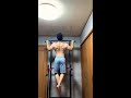 6日目 家トレ 懸垂15回 体重80kg