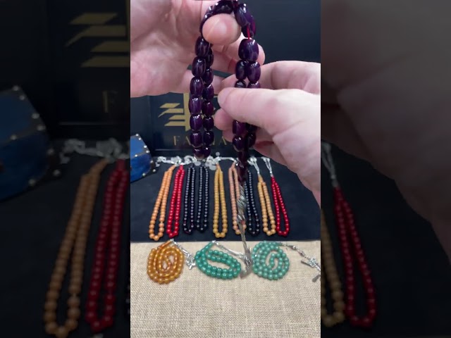 سبحة مسكي بلون أرجواني , خيط بروبلين متين و حجم خر...