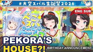 Subaru's Birthday Call-Ins & a MAJOR Announcement: Pekora Off-Collab! 😱【Oozora Subaru/ENG Sub】