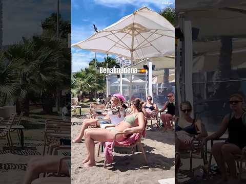 Sunny day in Benalmadena Costa Spain in Costa del Sol 😊😮🇪🇸 #shorts #travel #trending
