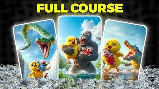 Create Viral AI Rescue Videos Like @Yellowchicksss  | Yellow Chicks Full Course