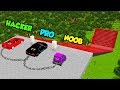 Minecraft NOOB vs PRO vs HACKER: Super Car Jump Challenge in Mineraft / Animation
