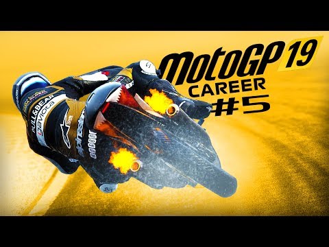 MotoGP 19 Game | Career Mode Part 5 | SO MUCH RAIN