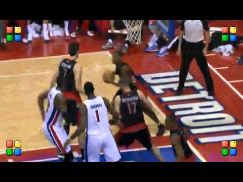 Greg Monroe's Shot Denied by Jonas Valanciunas