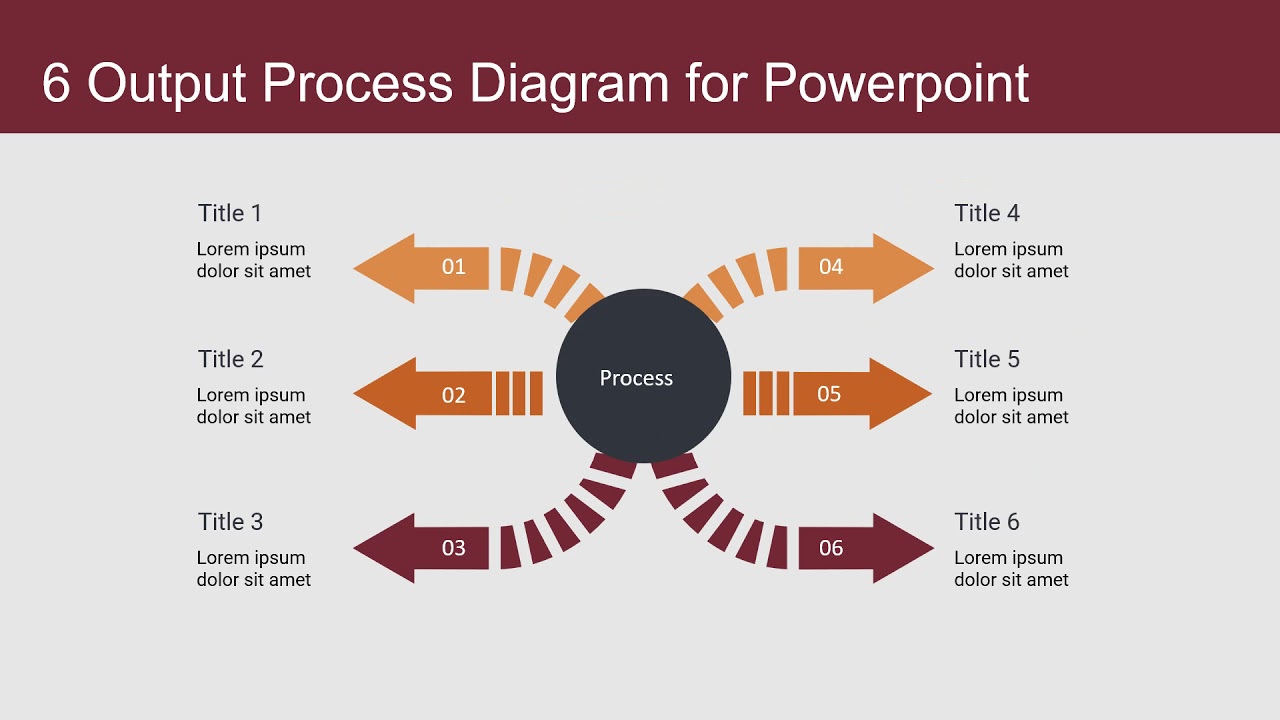 6 Output Process Diagram for Powerpoint