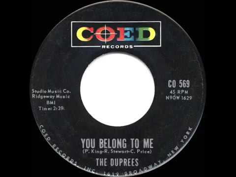 1962 HITS ARCHIVE  You Belong To Me   Duprees