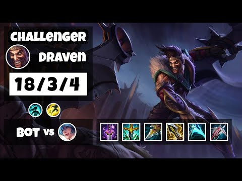 Draven vs Sona BR Challenger BOT (18/3/4) - v11.18