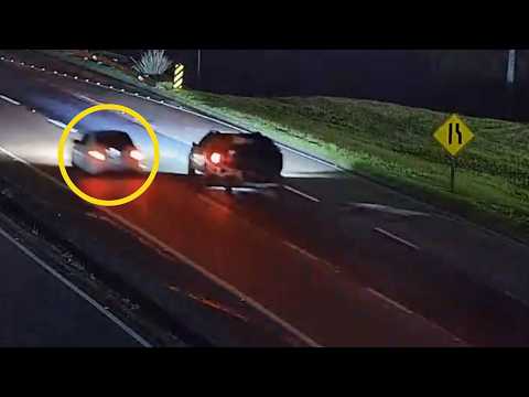 Vídeo mostra carro em alta velocidade antes de morte na BR-116, em Mandirituba