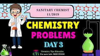 CHEM PYQS *SANITARY CHEMIST 11/2019* DAY 3