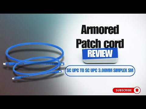 Optical Fiber Armored patch cord SC to SC 3M, 5M, 10M || D-TECH