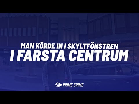 NU I APPEN ┃ MAN KÖRDE IN I SKYLTFÖNSTREN I FARSTA CENTRUM