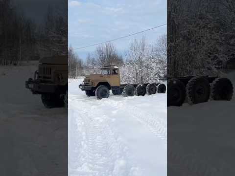 Crocodile ZIL 131 with a wheelbase of 10x10 #zil131 #truck #shorts
