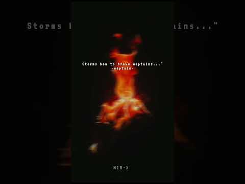 Storms Bow To Brave Captains | Captain | NIR-X | #miyagi #captain #ytshorts #shorts #brave #noreason