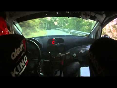 Cameracar Rally Ticino 2015 Re-Torri C2 A6 - PS 7 rottura idroguida