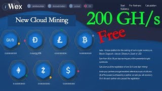iWex ! New Cloud Mining Free 200GH/s, Masih Baru | Review
