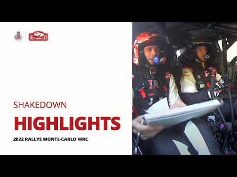 Shakedown Highlights - Rallye Monte-Carlo 2022