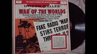 Orson Wells-War Of The Worlds (Original Radio Broadcast) Vinyl Rip