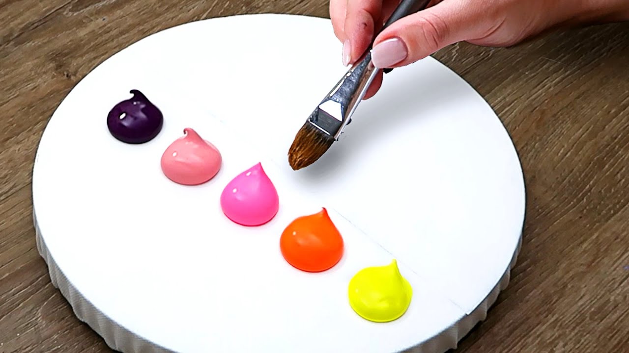 Easy Acrylic Painting Technique | Satisfying Painting Videos