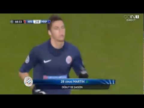 Arsenal - MHSC [LDC] Premier match de Jonas Martin !