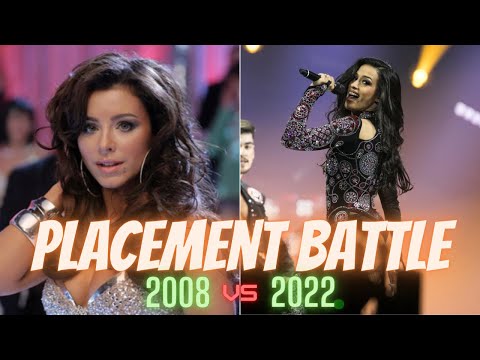 Eurovision:Placement Battle - 2008 vs 2022(ESC 2008 vs ESC 2022)
