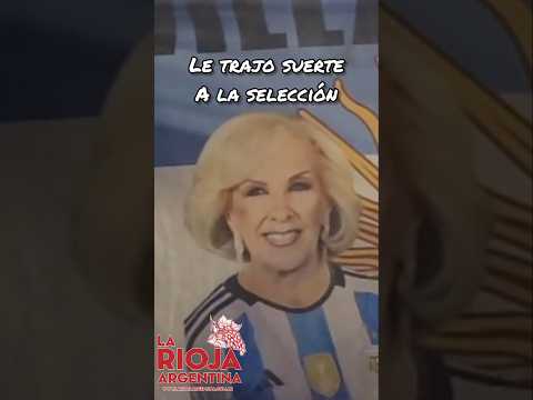La BANDERA ARGENTINA de MIRTHA LEGRAND / Villa Cañas / Santa Fé / Traé suerte #shorts