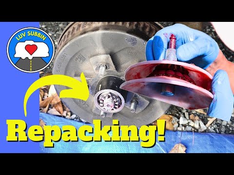How I Repack My Airstream Wheel Bearings | RV Airstream Trailer Spring Maintenance