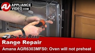 Amana Stove Repair — Will Not Preheat — Temp Sensor