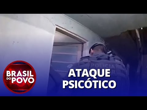 Explosion caused by woman in psychotic episode injures six officers.