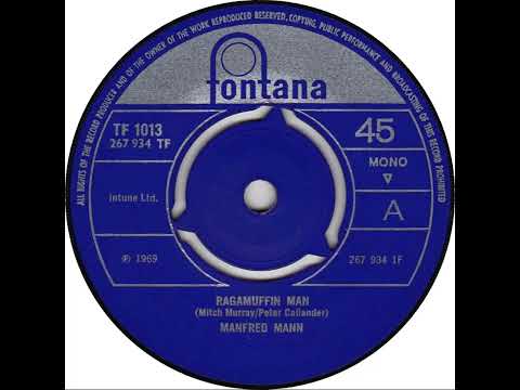 UK New Entry 1969 (85) Manfred Mann - Ragamuffin Man