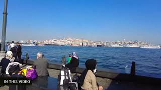 Istanbul, Historical Center, Turkey Walking tour - in 4K
