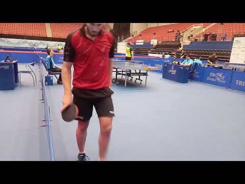 Juanma Mieres vs Cnudde Florian (BEL). ITTF Paraguay Open - Challenge Plus 2019