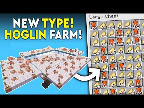 Minecraft New Hoglin Farm in 1.21 - BEST! - 220,000+ P/HR!