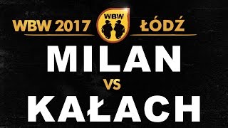 Milan 🆚 Kałach 🎤 WBW 2017 Łódź (freestyle rap battle)