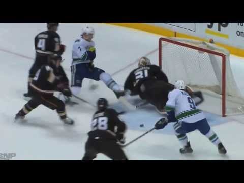 Canucks vs Ducks - All Canuck Goals - 1/15/14 - HD