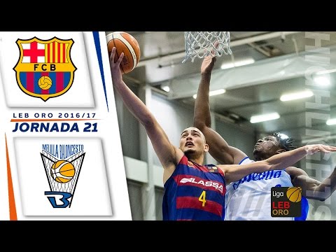 HIGHLIGHTS | FC Barcelona Lassa B vs Club Melilla Baloncesto (ORO 16/17 - J21)