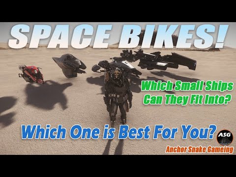 Star Citizen Space Bikes! Which Bike is Best? What Ships Will Fit?  Most Storage? Pulse, Aopoa Nox
