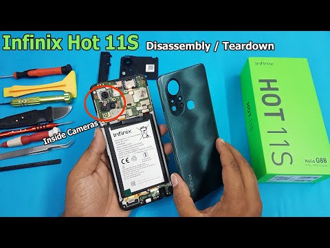 Infinix Hot 11S Disassembly / Infinix Hot 11S Teardown | How to open Infinix Hot 11 & 11S Back Panel