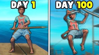 I Played 100 Days Of Raft