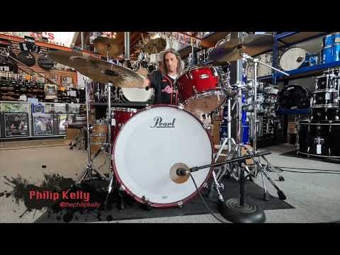 Pearl Masters Maple MM6 Drum Kit - "Natural Cherry" image 6